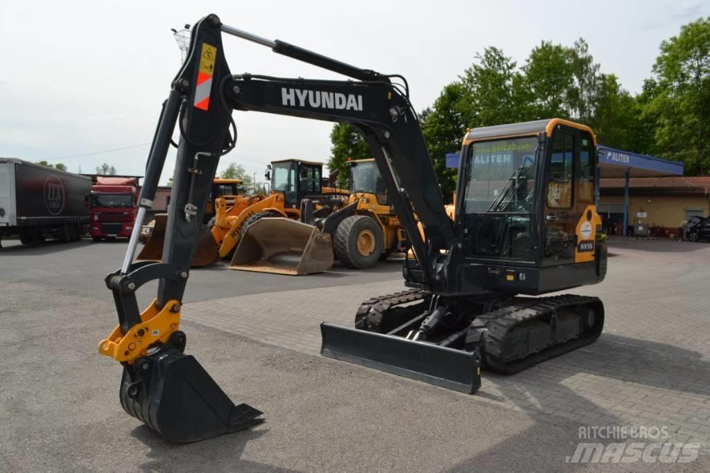 Hyundai HX 55 Minibagger < 7t