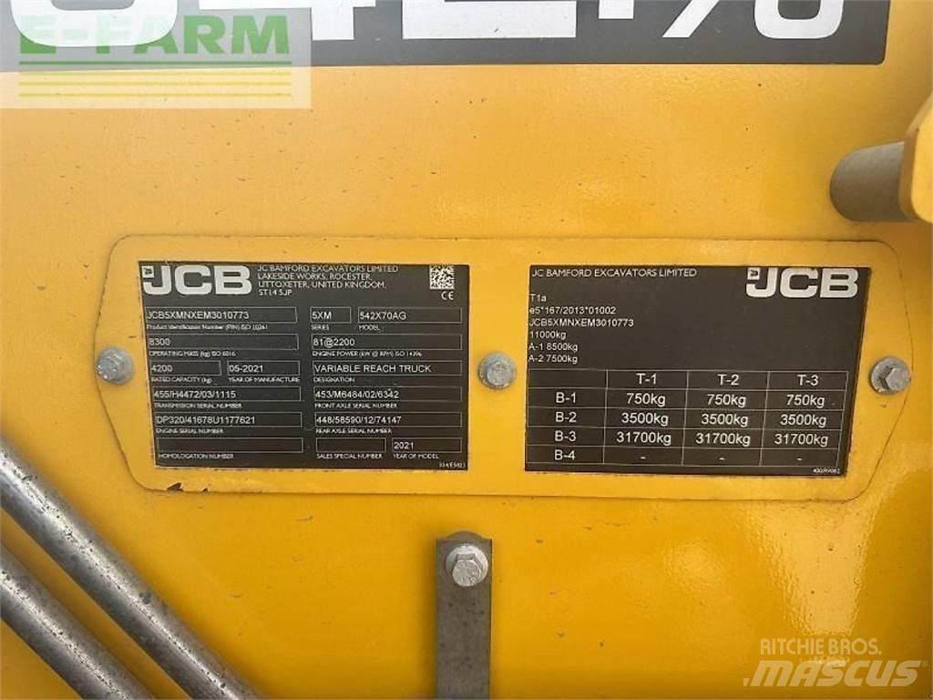 JCB 542-70 Teleskoplader für Landwirtschaft