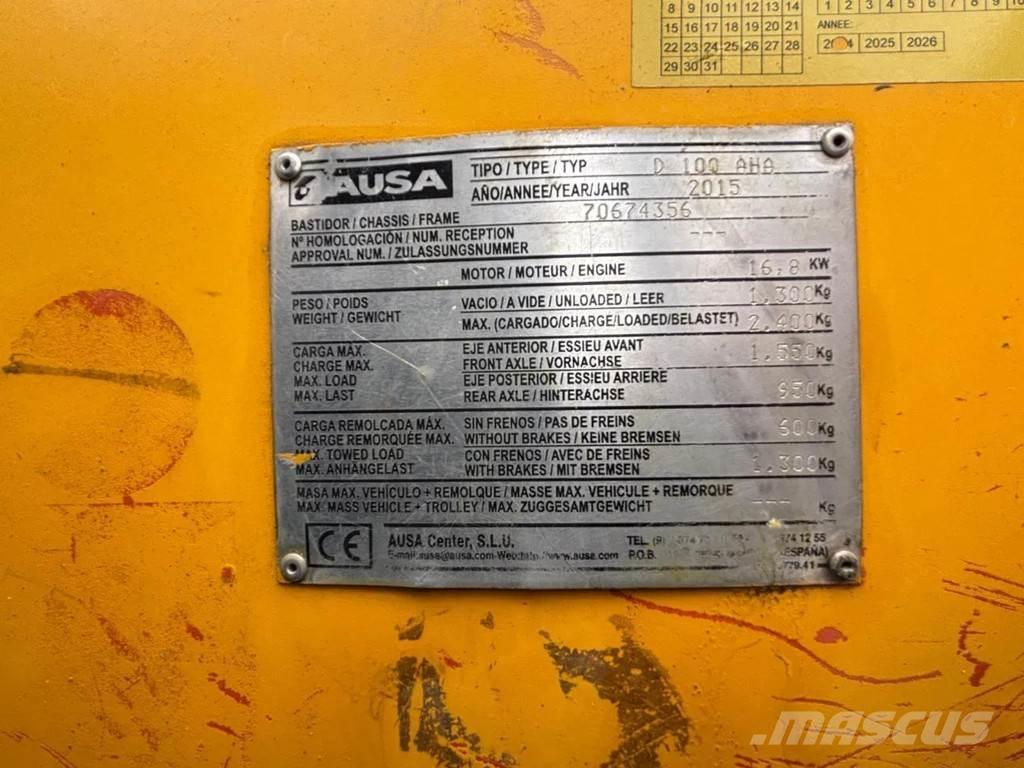 Ausa D 100 AHA Dumper - Knickgelenk