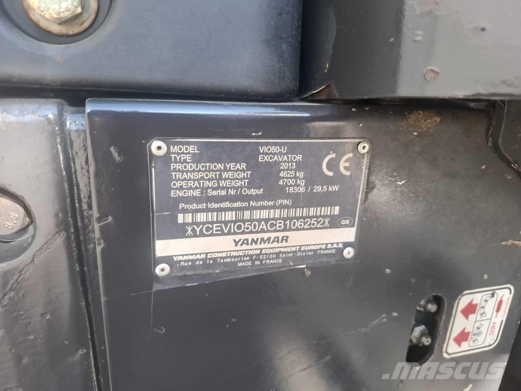 Yanmar Vio 50 U Minibagger < 7t