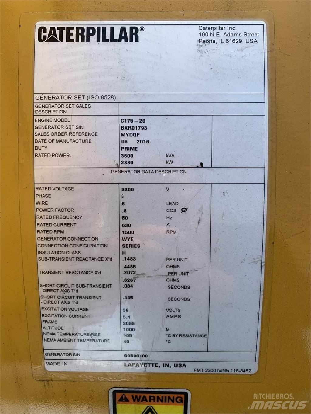 CAT SR5 Andere Generatoren