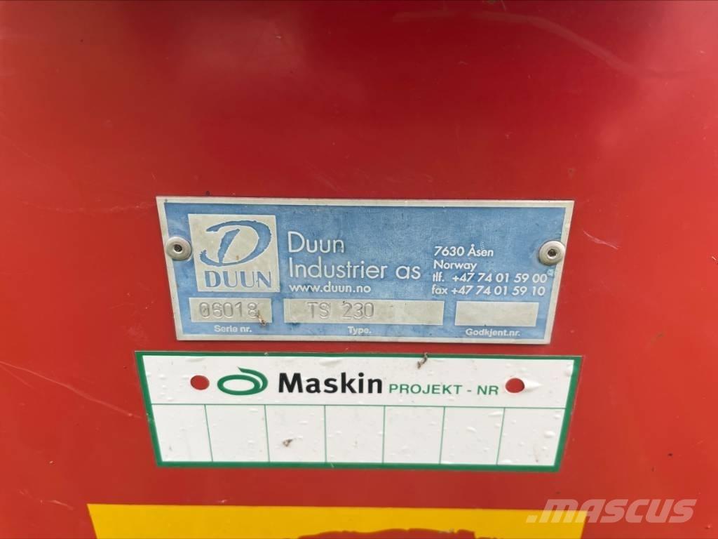 Duun TS 230 Schneeschilde und -pflüge