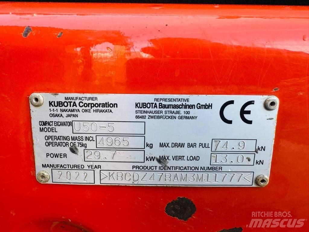 Kubota U50-5 Minibagger < 7t