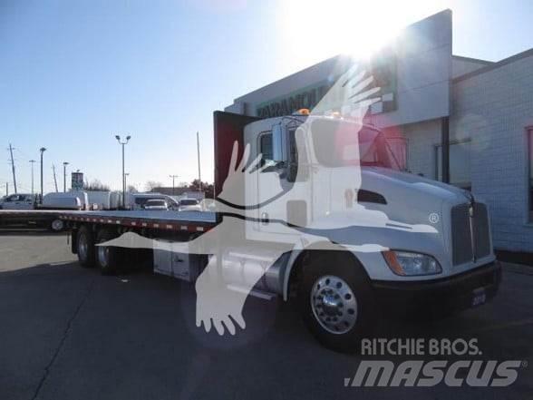 Kenworth T370 Pritschenwagen/Pritschenwagen mit Seitenklappe