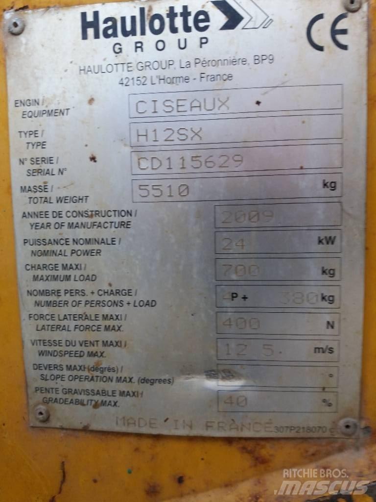 Haulotte H 12 SX Scheren-Arbeitsbühnen