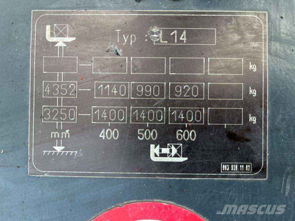Linde L 14 V-3816 Selbstfahrstapler