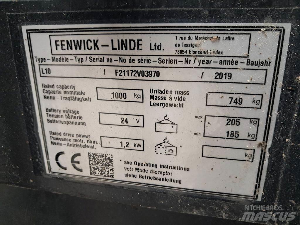 Linde L10 Deichselstapler