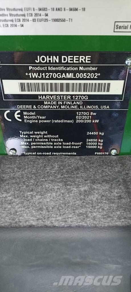 John Deere 1270 G Harvester