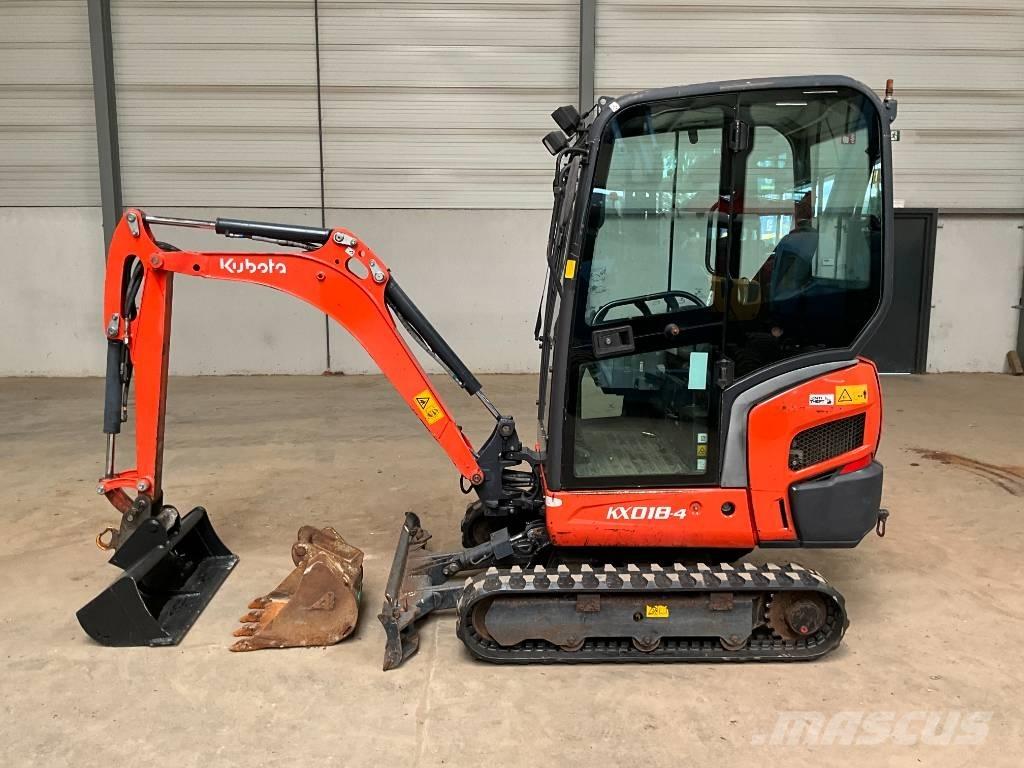 Kubota KX 018-4 Minibagger < 7t