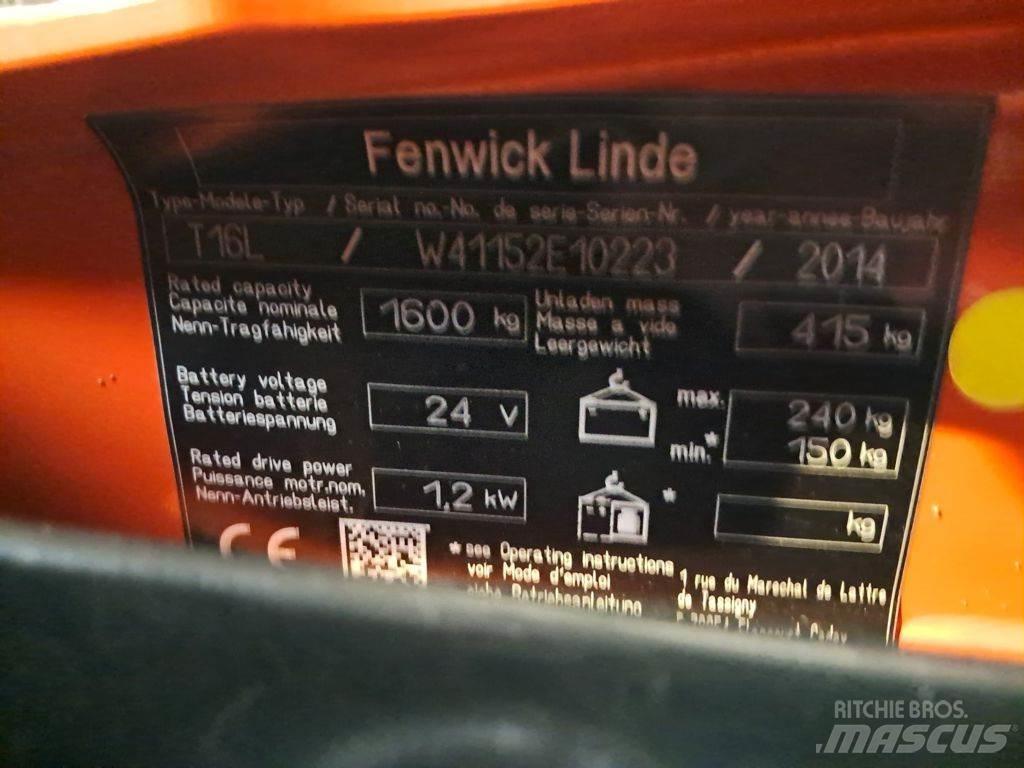 Linde T16L Niedergabelstapler