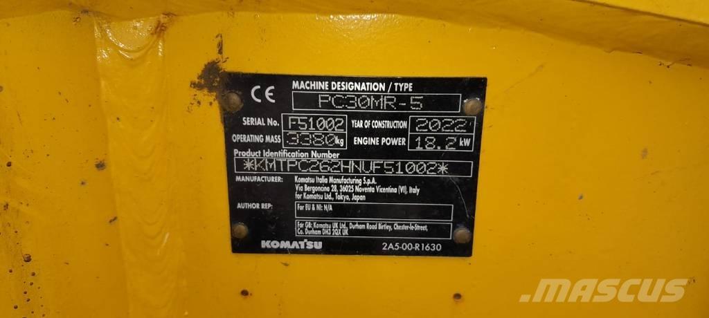 Komatsu PC30MR-5 Minibagger < 7t