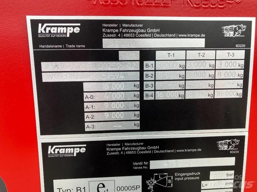 Krampe BB640 Kippanhänger