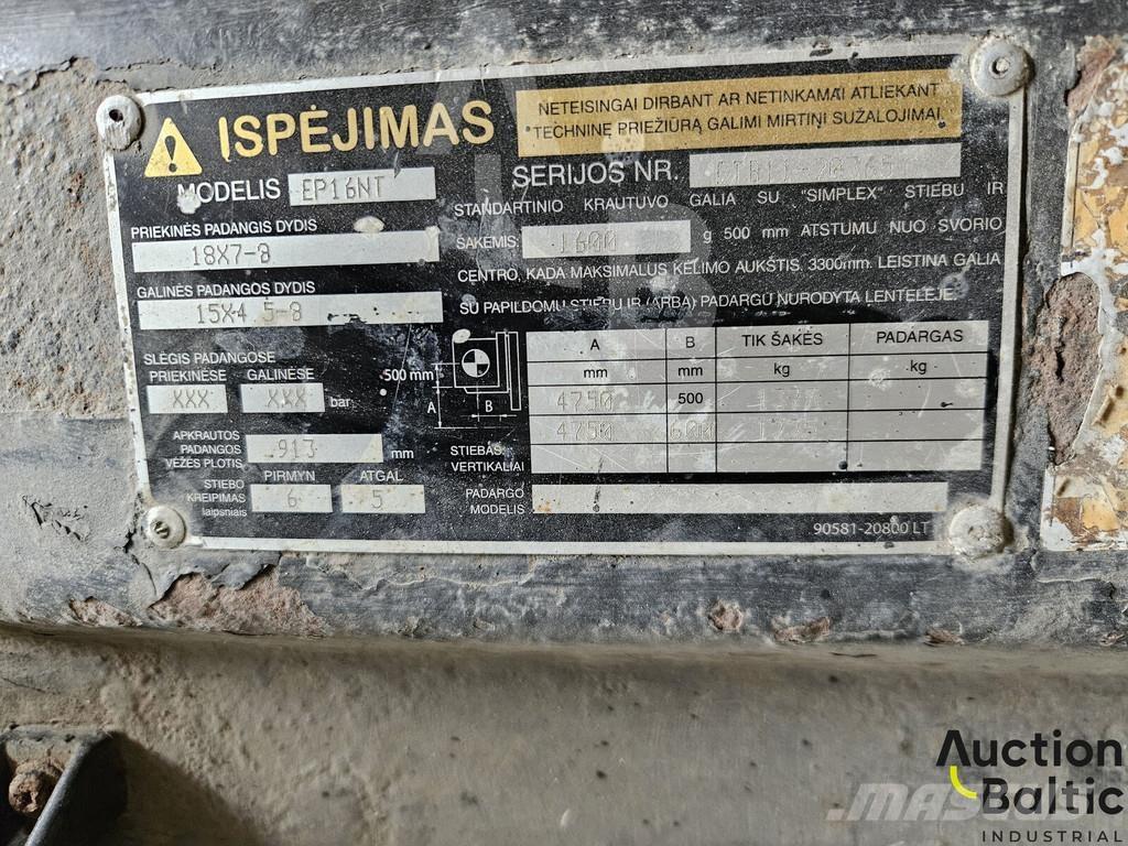 CAT EP 16 NT Elektro Stapler