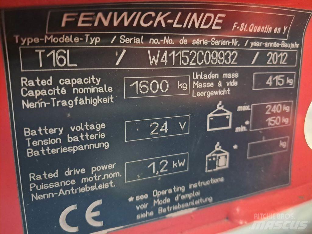 Linde T16L Niedergabelstapler
