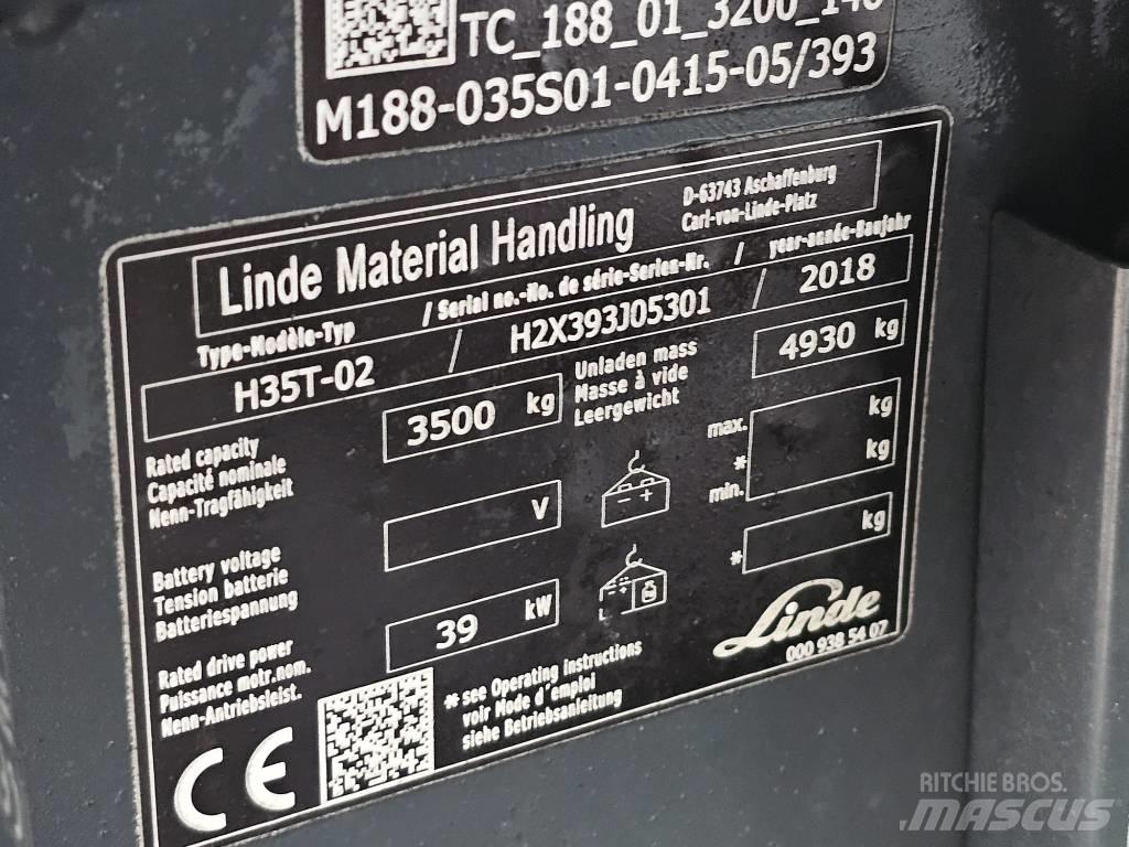 Linde H35T-02 Gas Stapler