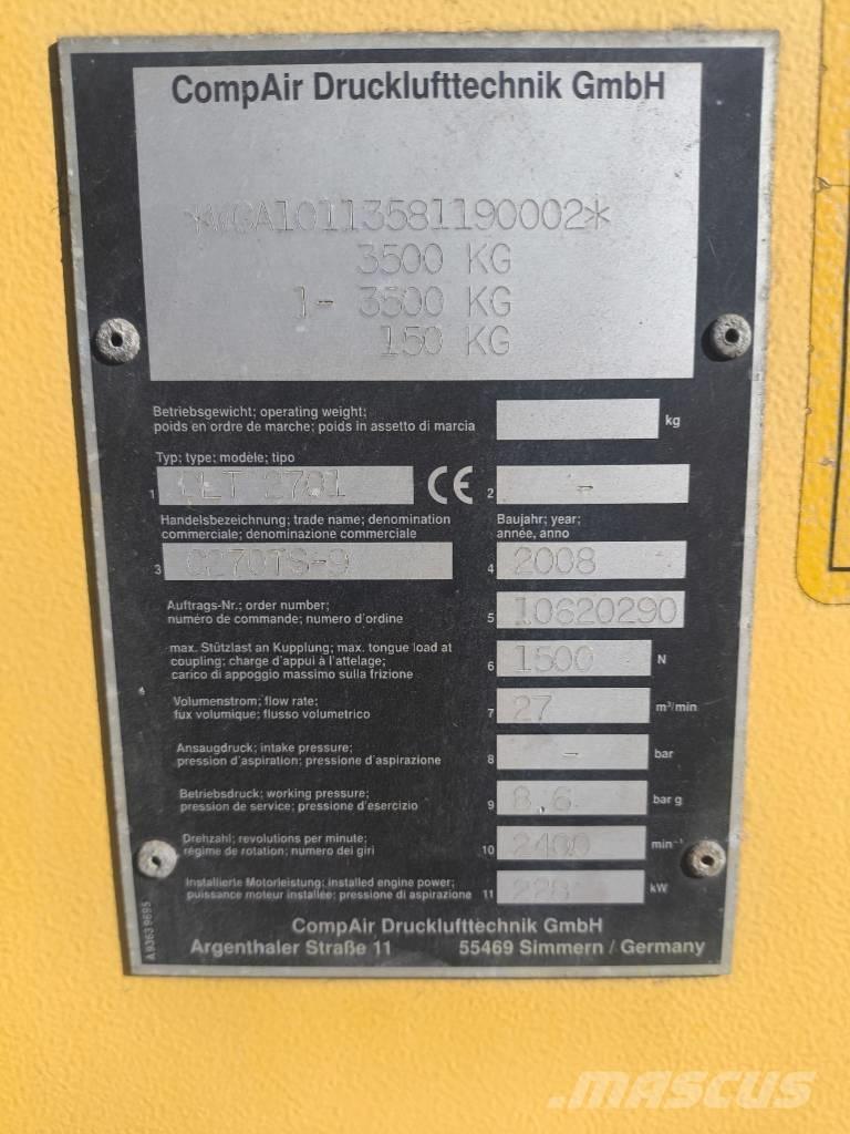 Compair DLT2701 Kompressoren