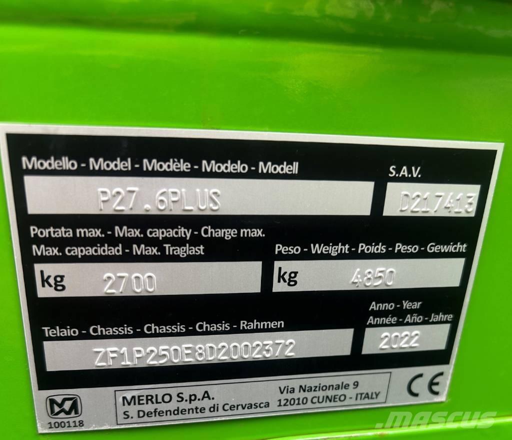 Merlo P 27.6 Plus Teleskoplader