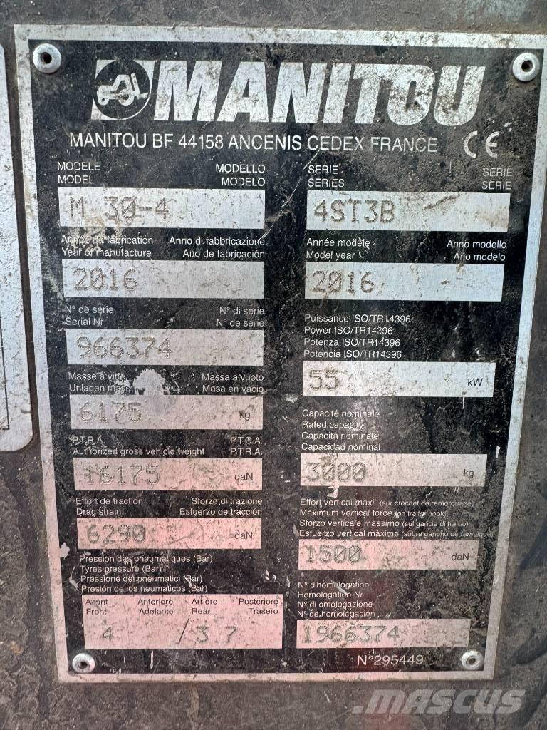 Manitou M30-4 Diesel Stapler