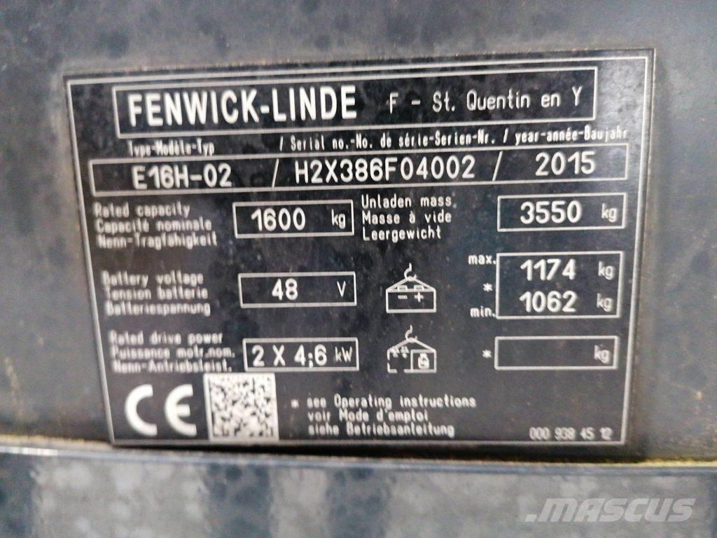 Linde E16H-02 Elektro Stapler