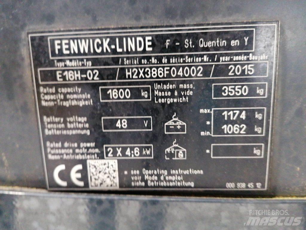 Linde E16H-02 Elektro Stapler