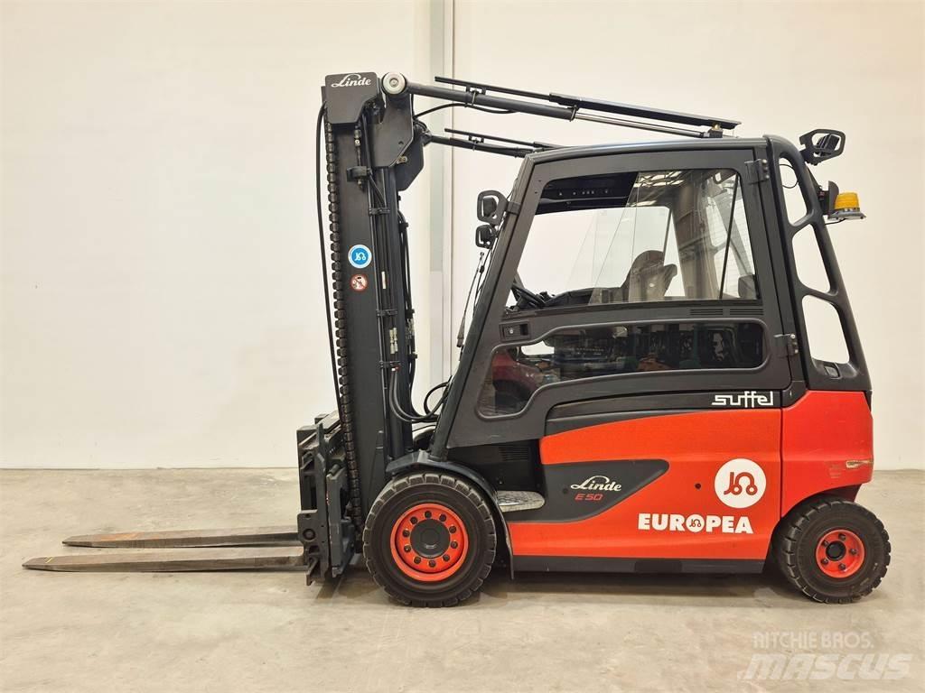 Linde E50HL 01 600 Elektro Stapler