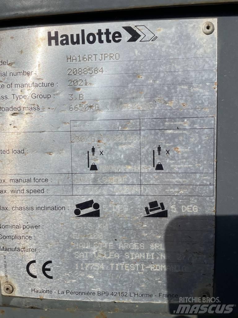 Haulotte HA16RTJ PRO Kompakte selbstfahrende Hebebühnen