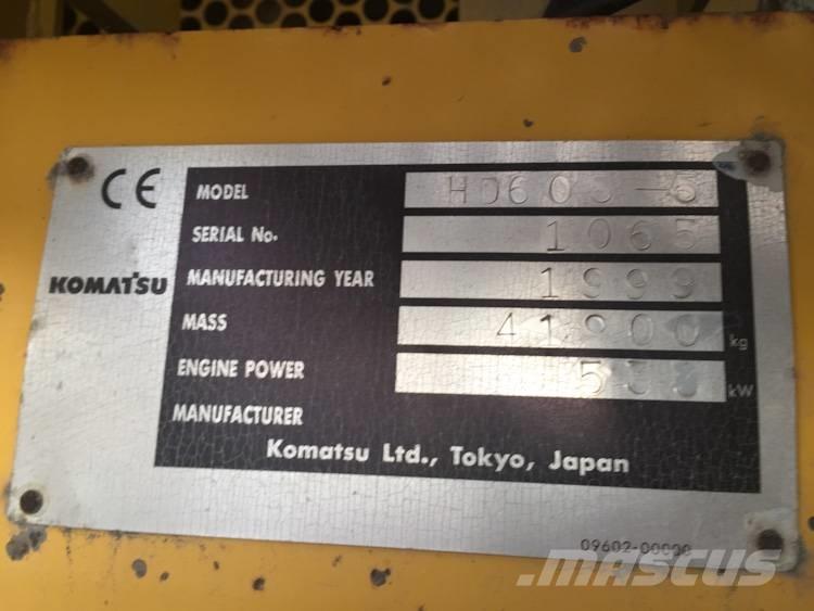 Komatsu HD 605-5 Dumper - Starr