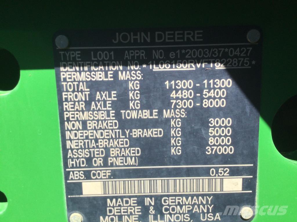 John Deere 6150R Traktoren