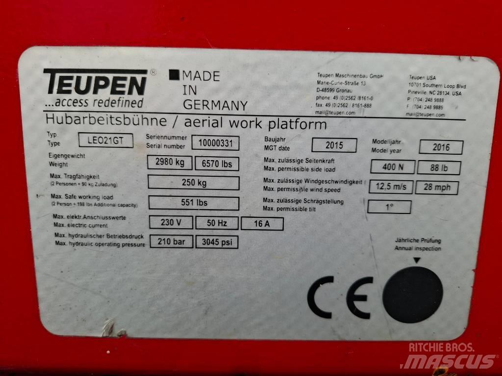 Teupen LEO 21 GT Gelenkteleskoparbeitsbühnen