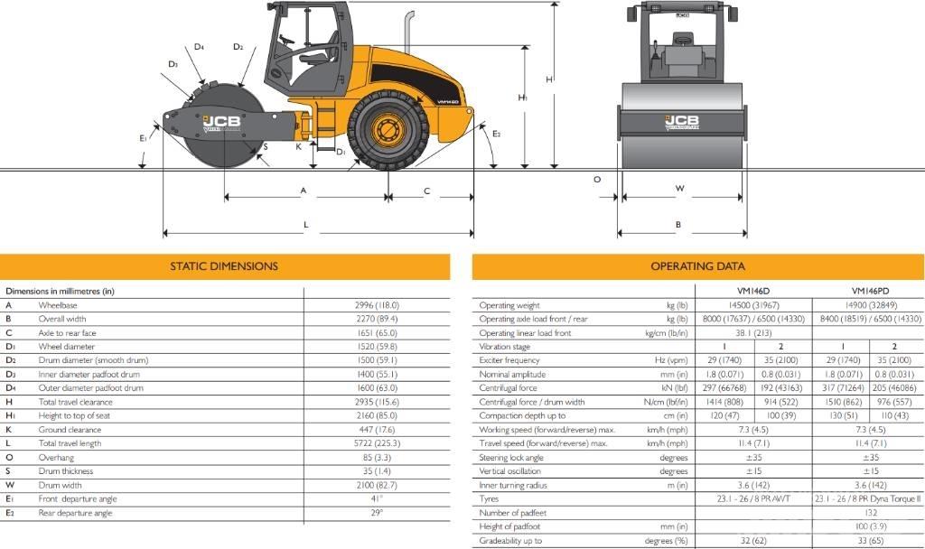 JCB Vibromax VM 146 Erdbauwalzen
