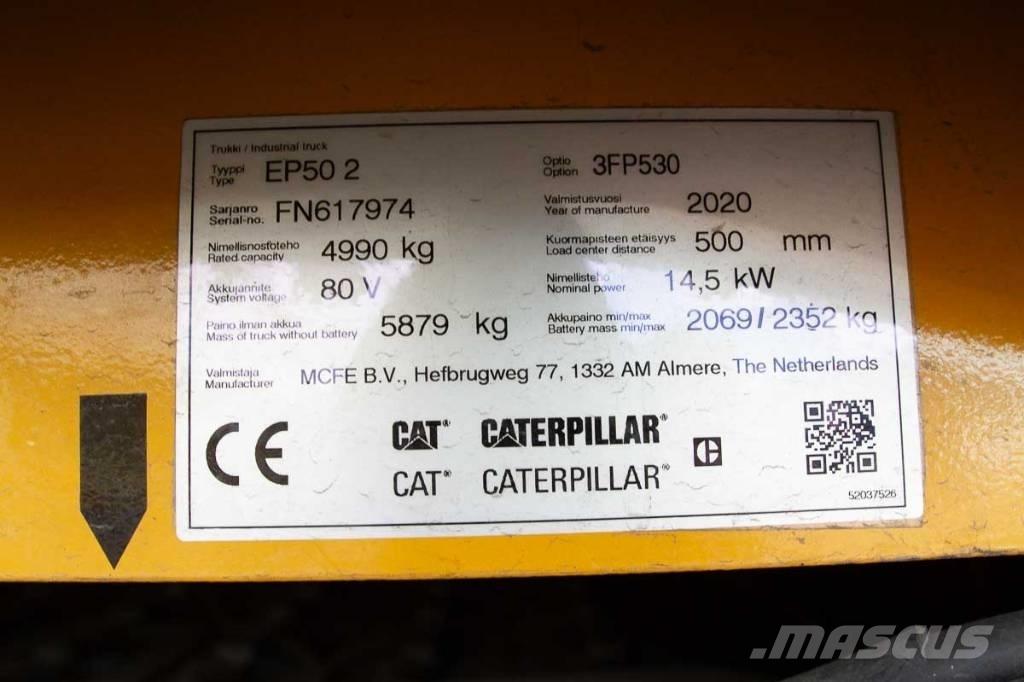 CAT EP 50 Elektro Stapler
