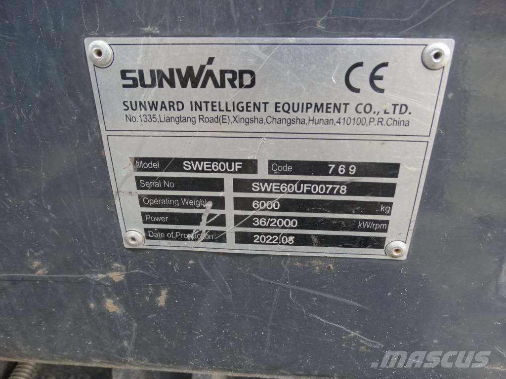 Sunward SWE 60 UF Midibagger  7t - 12t