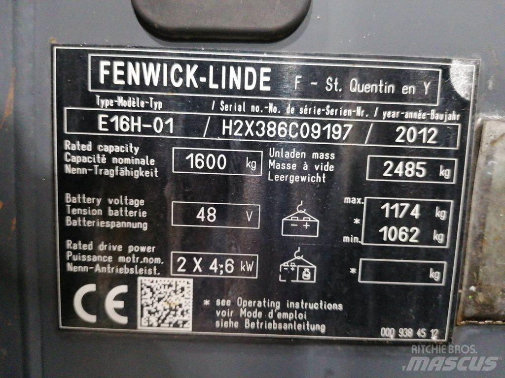 Linde E16H-01 Elektro Stapler