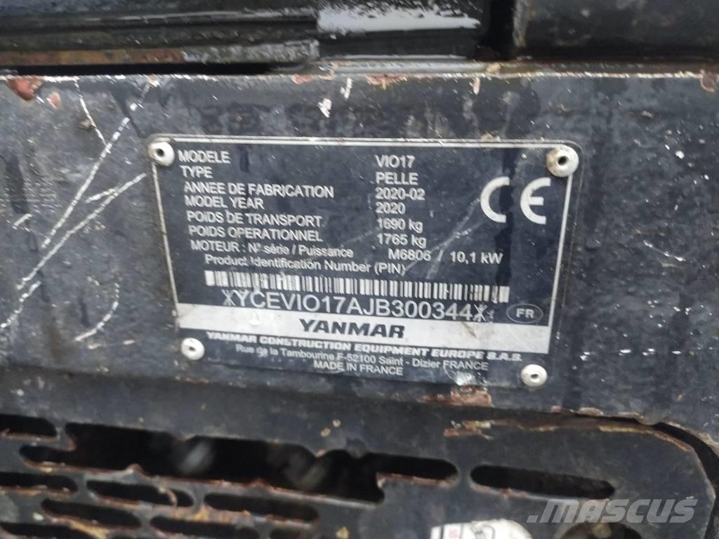 Yanmar Vio 17 U Minibagger < 7t
