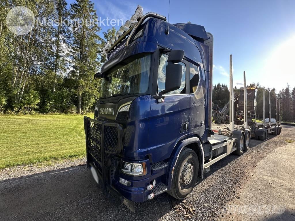 Scania R 650 Holzfahrzeuge