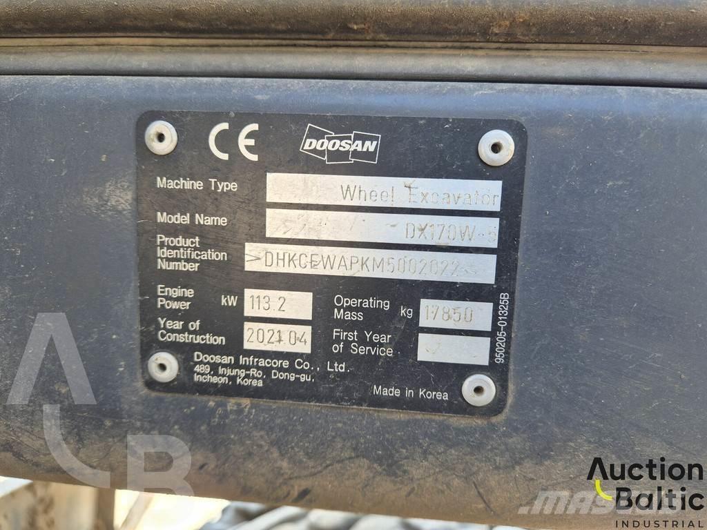Doosan DX 170 W-5 Mobilbagger