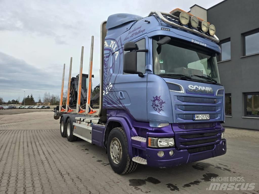 Scania R 580 Holzfahrzeuge