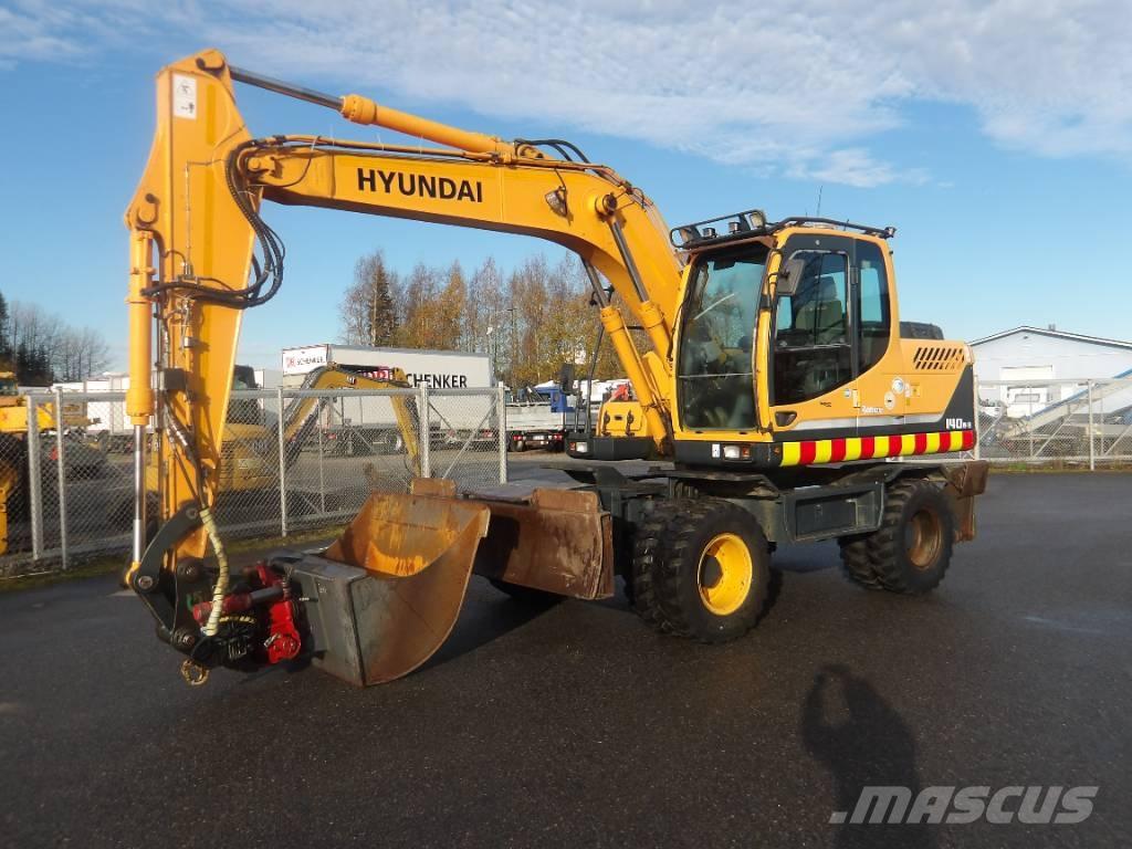 Hyundai R 140 W Mobilbagger