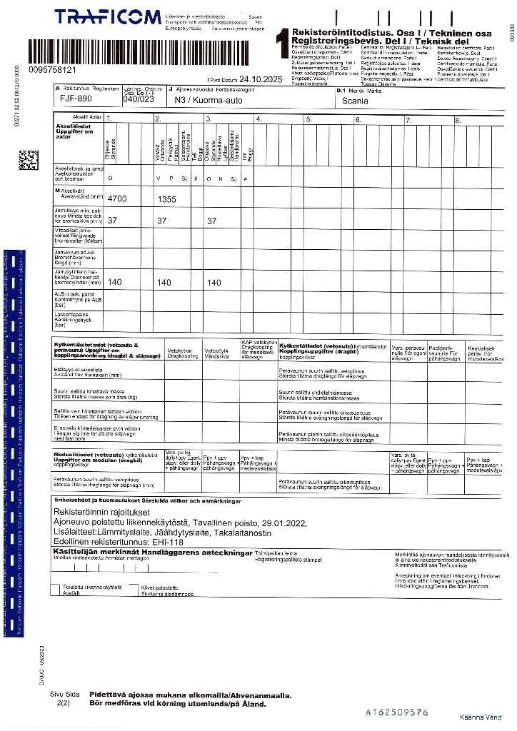 Scania R 500 Kastenaufbau