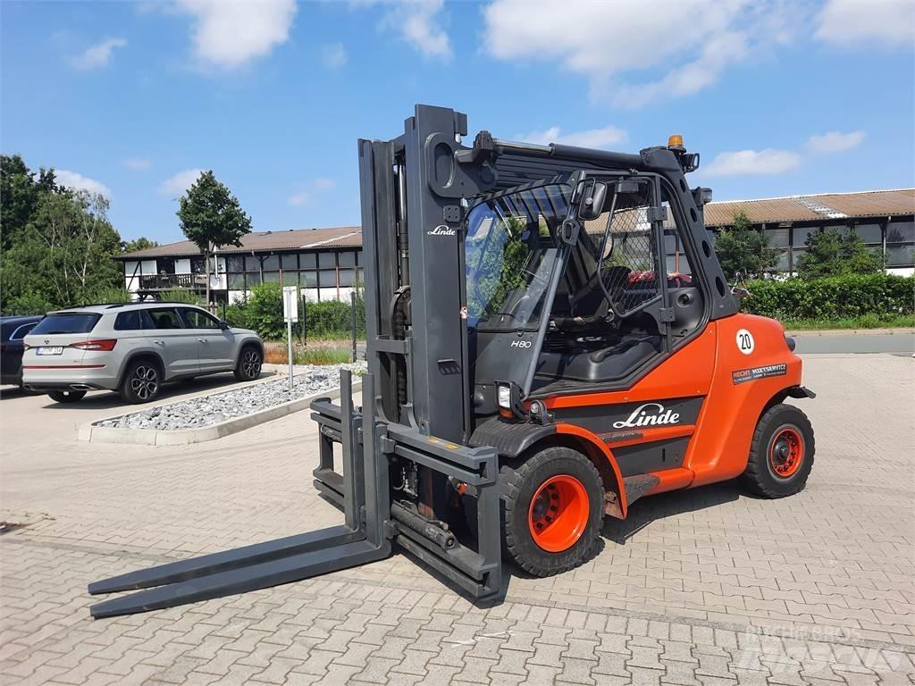 Linde H80T-900 Gas Stapler