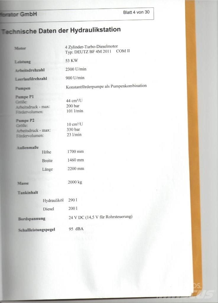  Perforator PBA100G Horizontale Richtungsbohrgeräte
