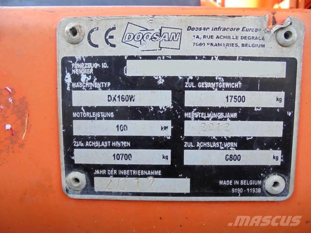 Doosan DX 160 W Mobilbagger