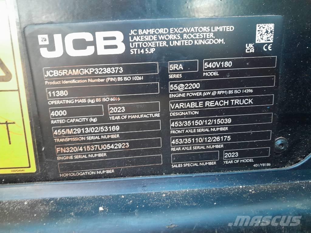 JCB 540.180 Teleskoplader