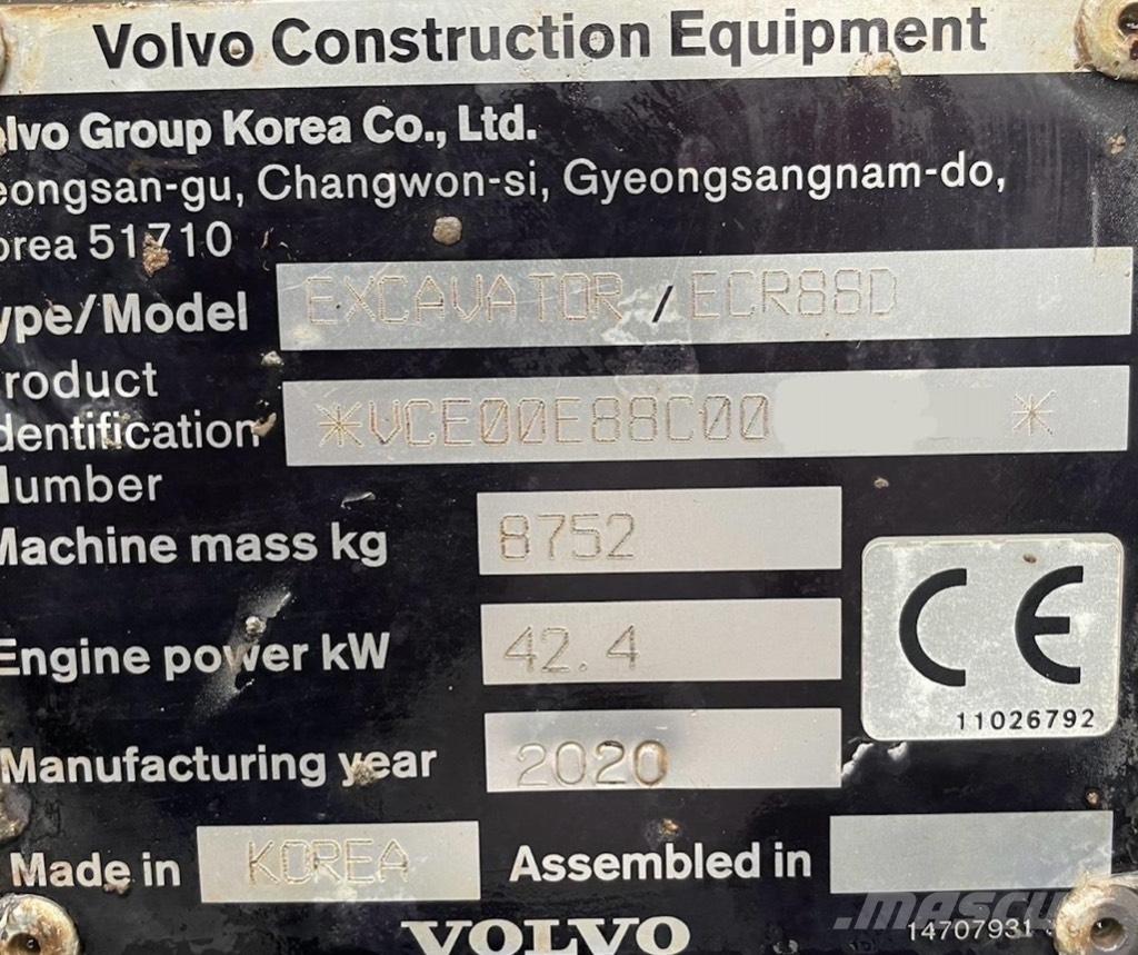 Volvo ECR 88 D PRO Midibagger  7t - 12t