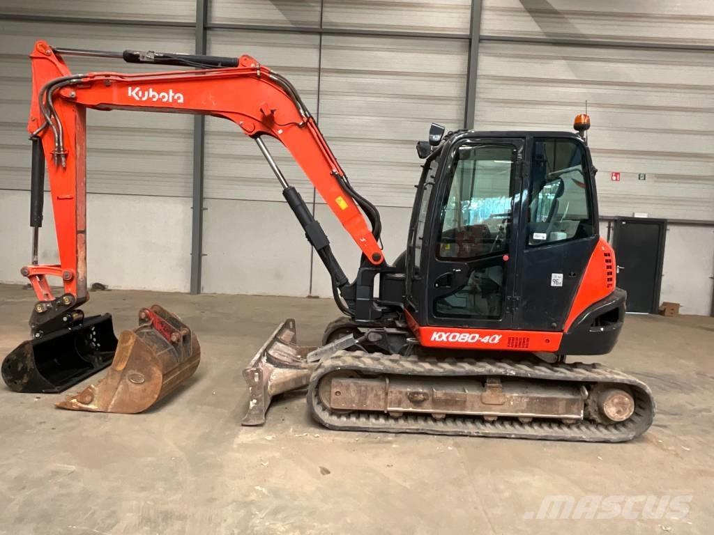 Kubota KX 080-4 A Midibagger  7t - 12t