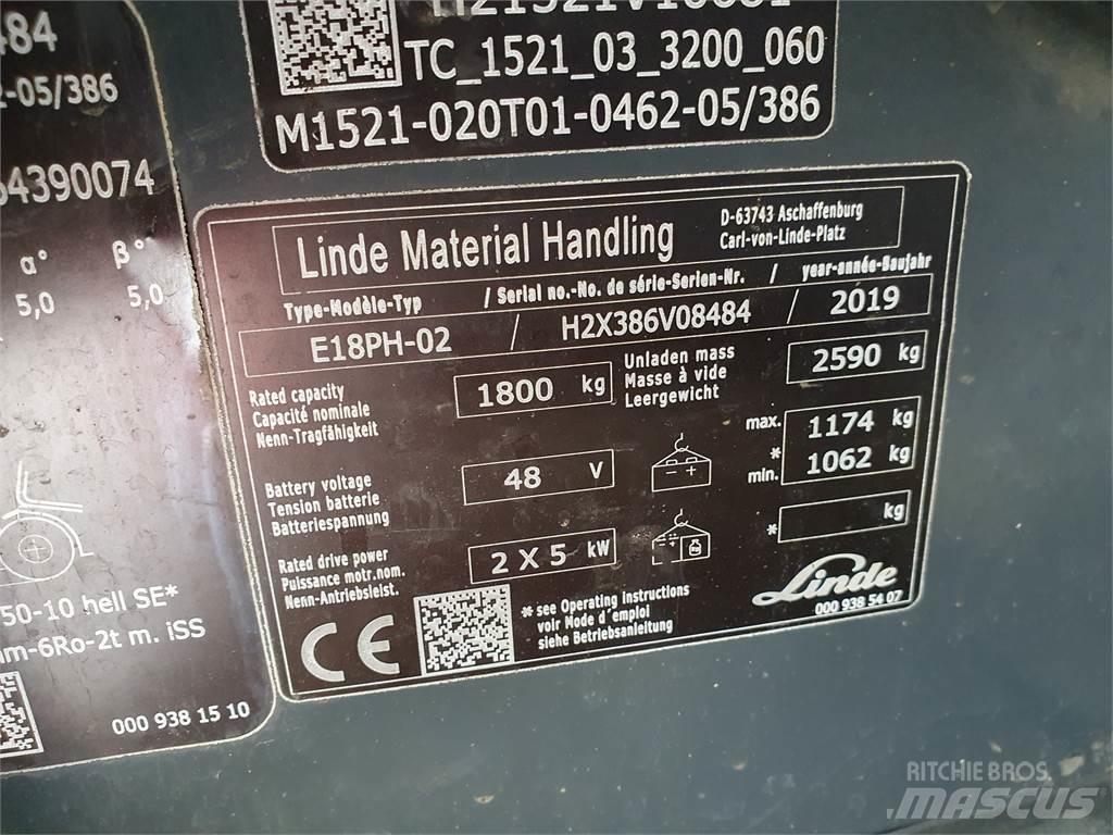 Linde E18PH Elektro Stapler