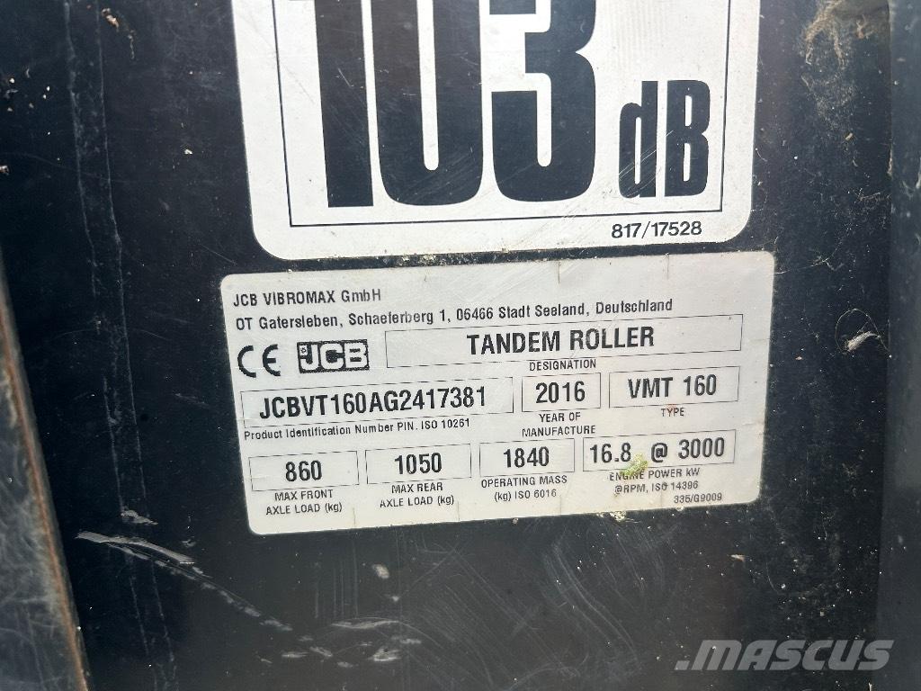 JCB VMT160-80 Tandemwalzen