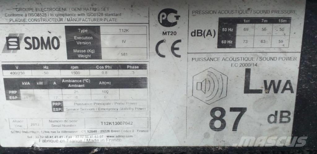 Sdmo T 12 K Diesel Generatoren