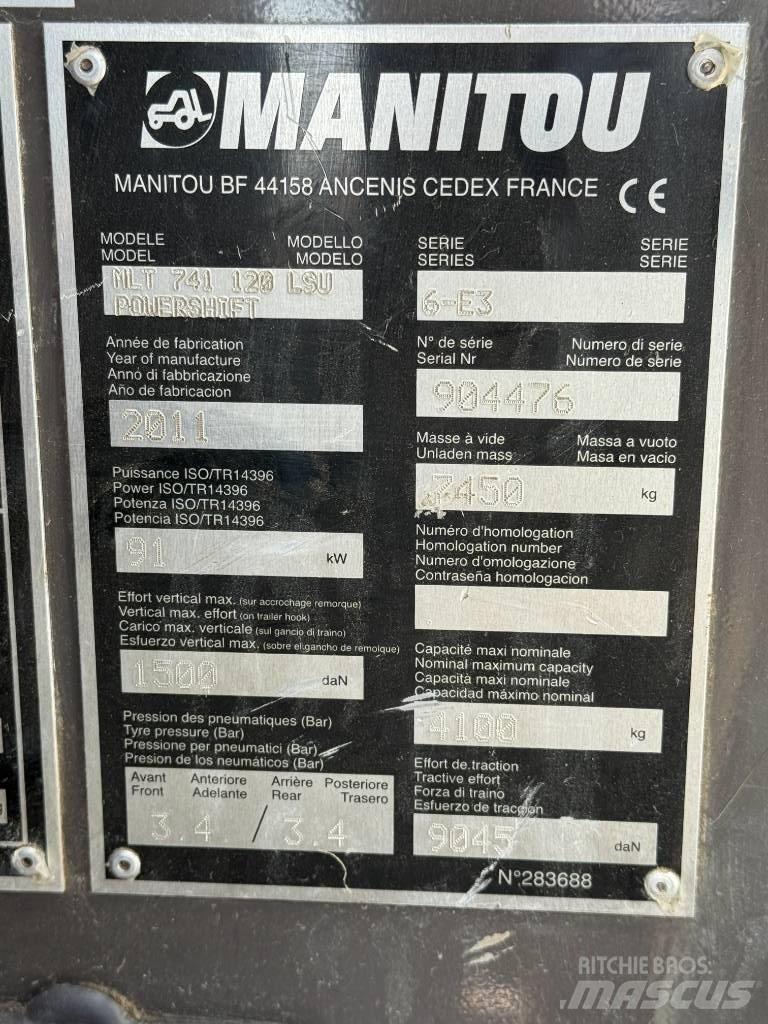 Manitou MLT 741-120 Teleskoplader