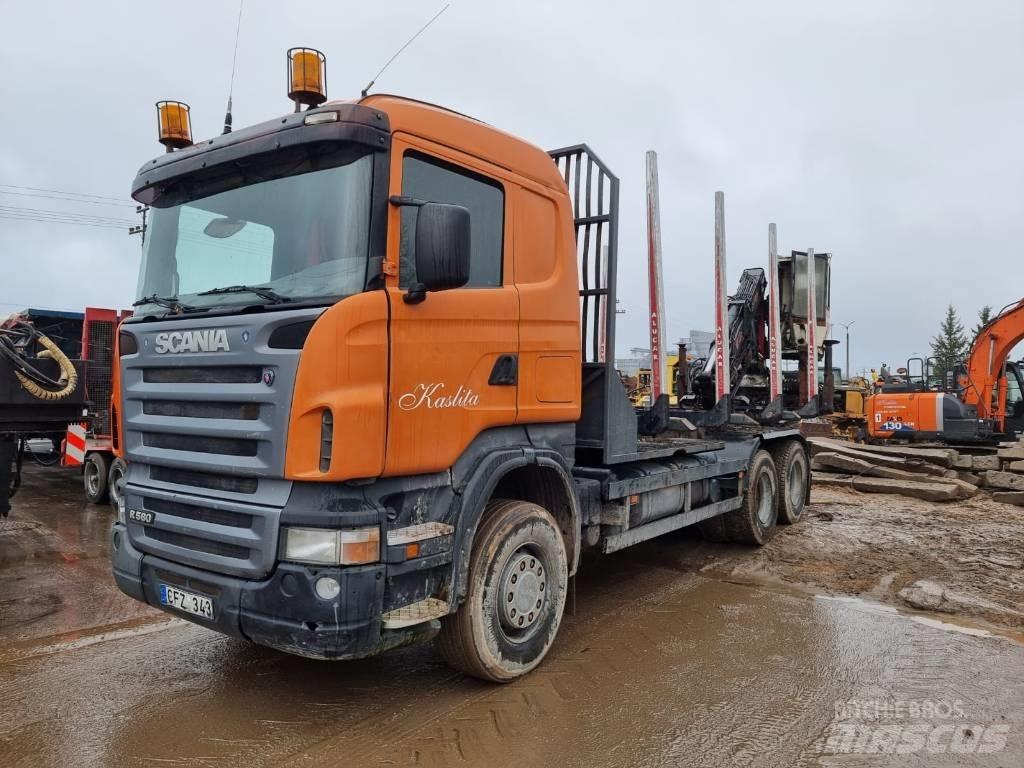 Scania R 580 Holzfahrzeuge